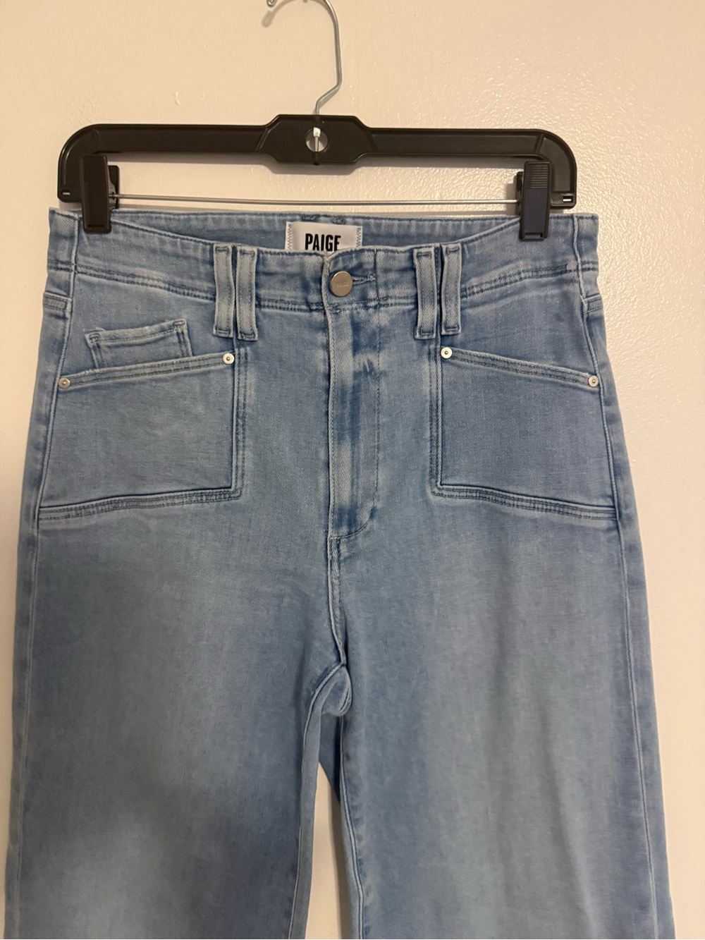 Paige Jeans Anessa 31” Full-Length Inset Pockets in Luminaries - Picture 6 of 13
